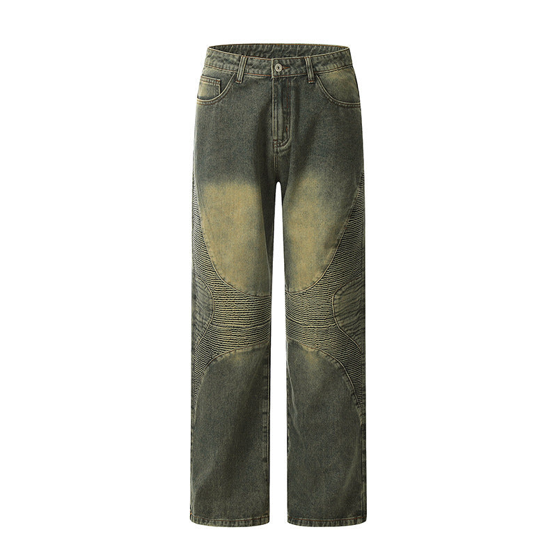 Straight Jeans Washed Yellow Mud Jeans